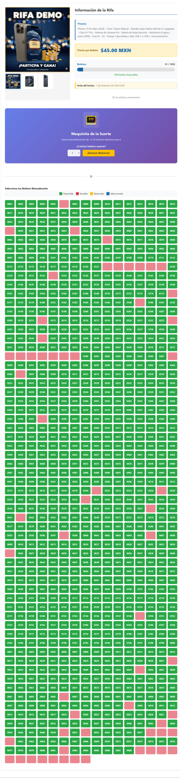 Raffles Manager Pro: El Plugin de Rifas más Completo para WordPress 1 El Plugin de Rifas Más Completo para WordPress